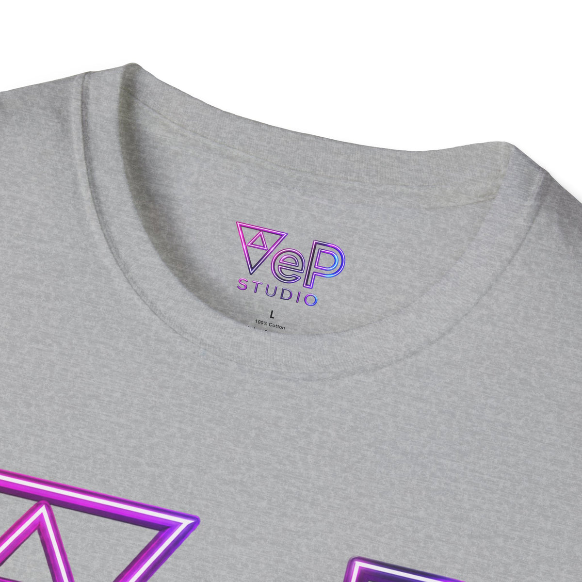 VeP Studio Retro Neon Logo T-Shirt