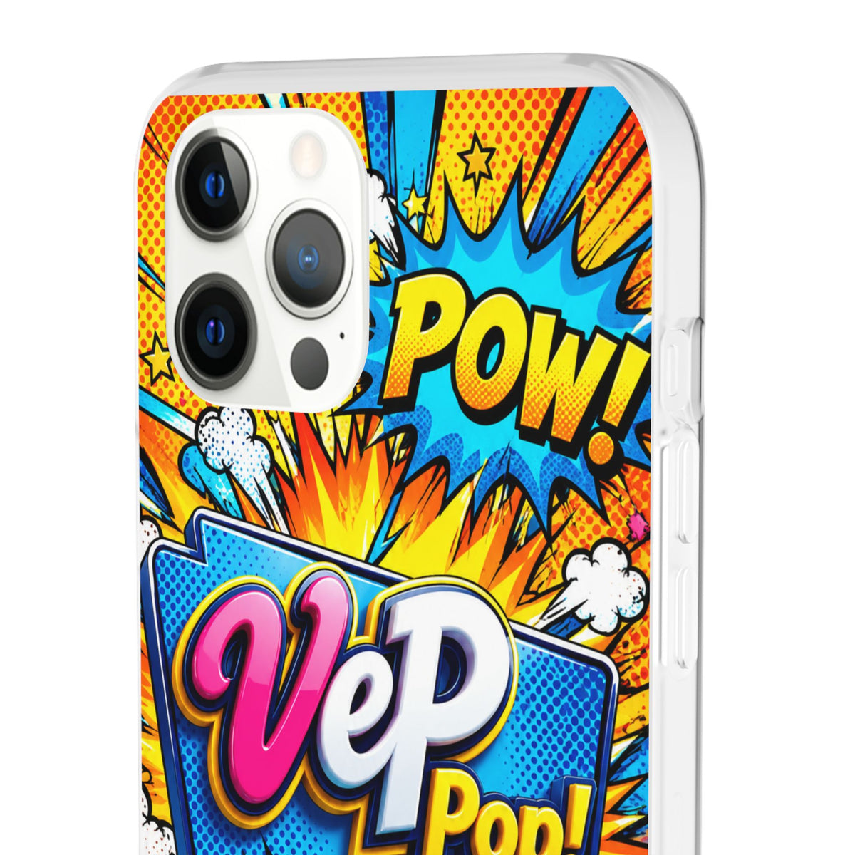 Comic Pop Phone Case — 'VeP Pop! Kaboom' Retro Superhero iPhone Cover