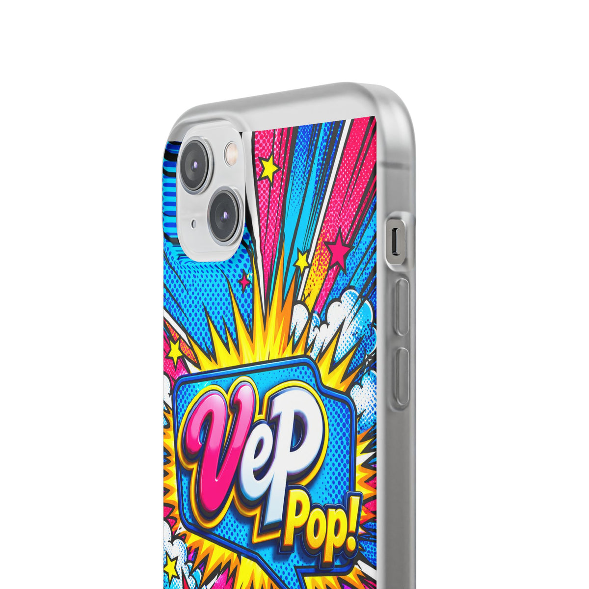 Pop Art Comic Phone Case — "VeP Pop!" Graphic Shockwave Design