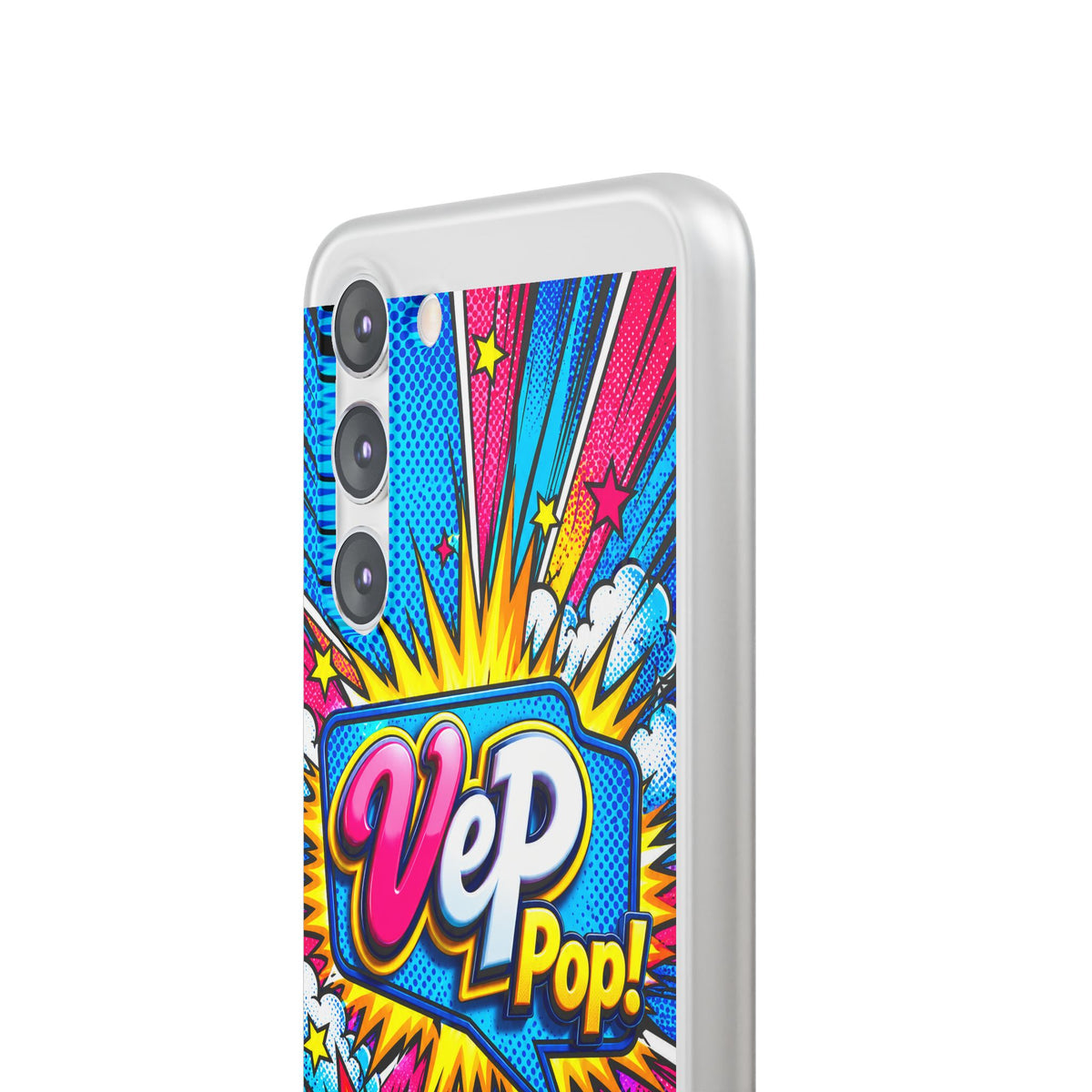 Pop Art Comic Phone Case — "VeP Pop!" Graphic Shockwave Design