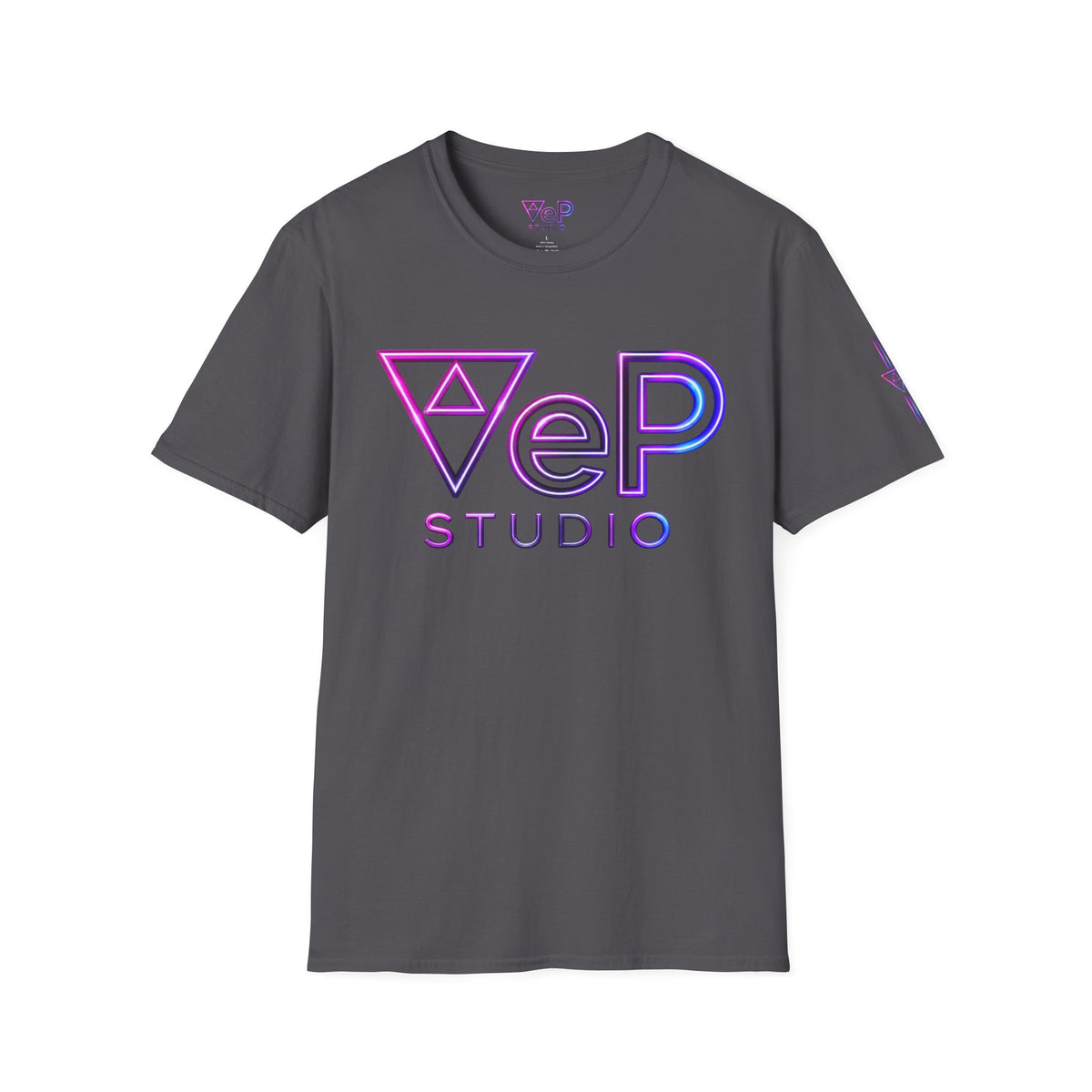 VeP Studio Retro Neon Logo T-Shirt