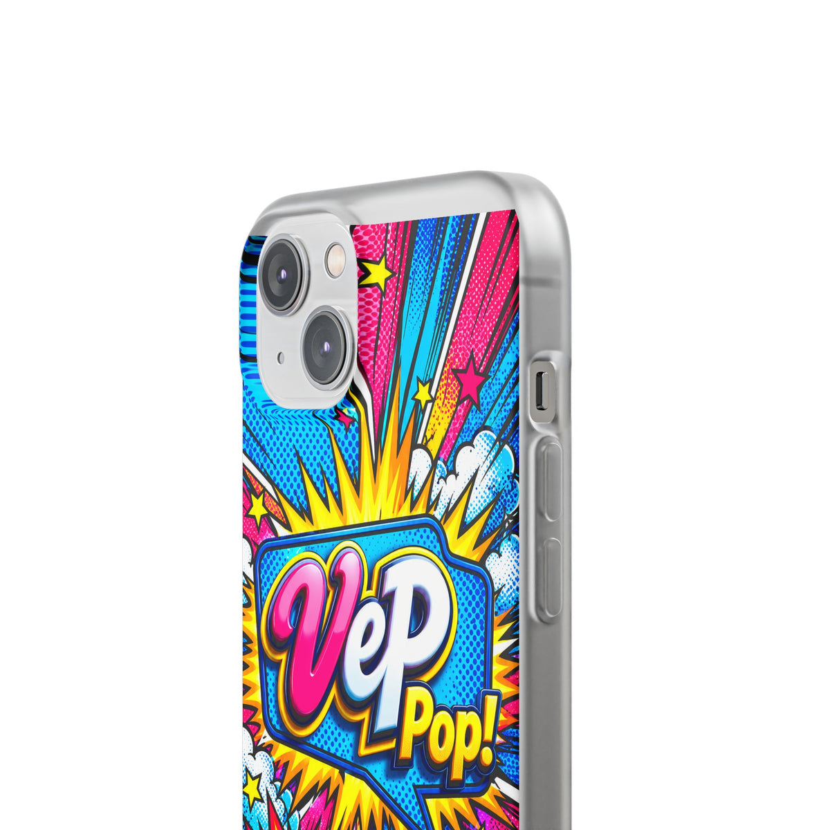 Pop Art Comic Phone Case — "VeP Pop!" Graphic Shockwave Design