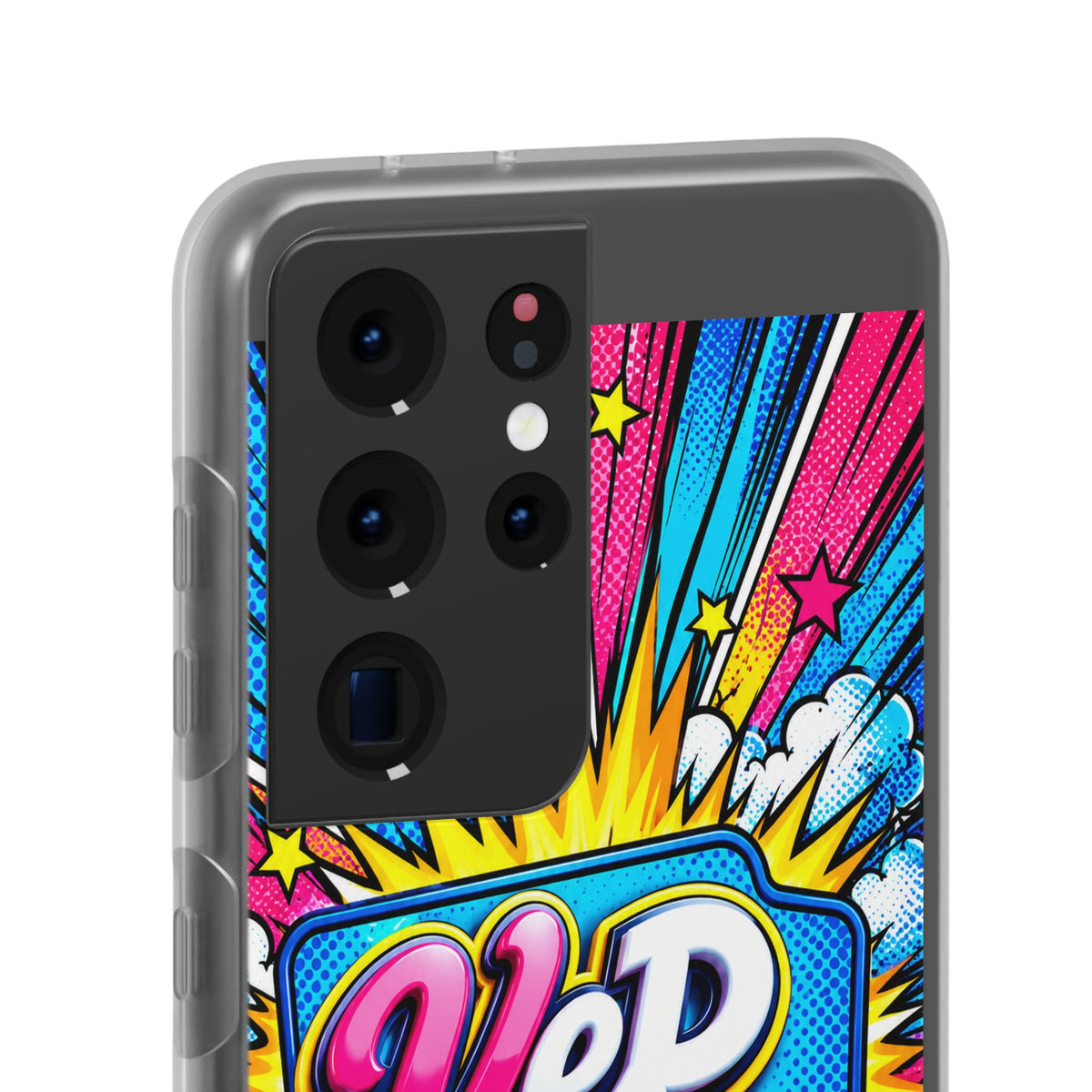 Pop Art Comic Phone Case — "VeP Pop!" Graphic Shockwave Design