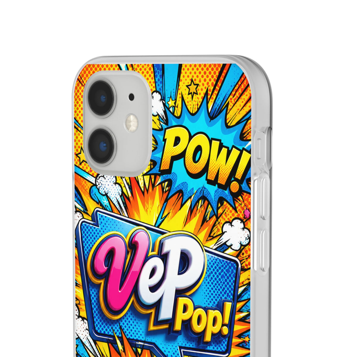 Comic Pop Phone Case — 'VeP Pop! Kaboom' Retro Superhero iPhone Cover