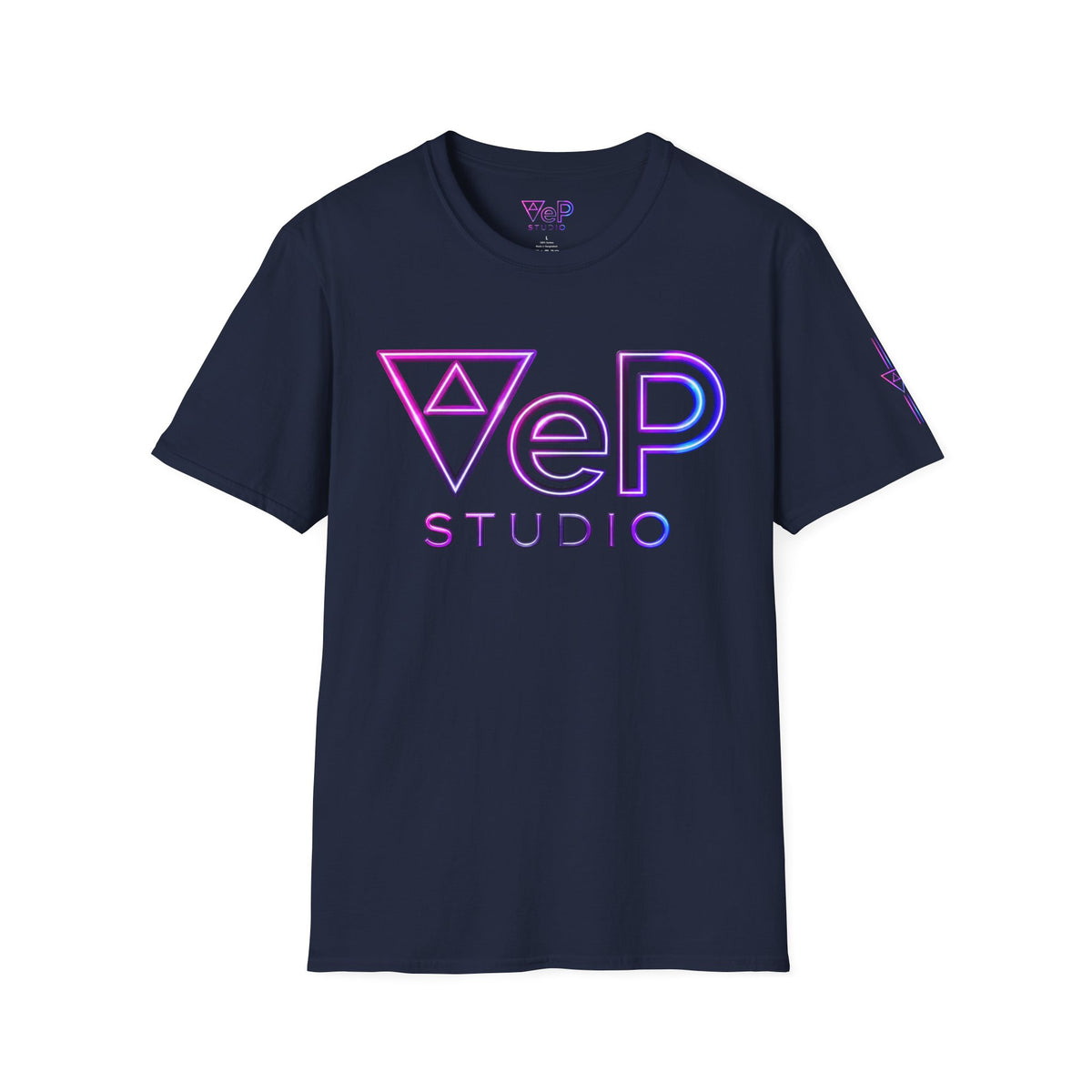 VeP Studio Retro Neon Logo T-Shirt