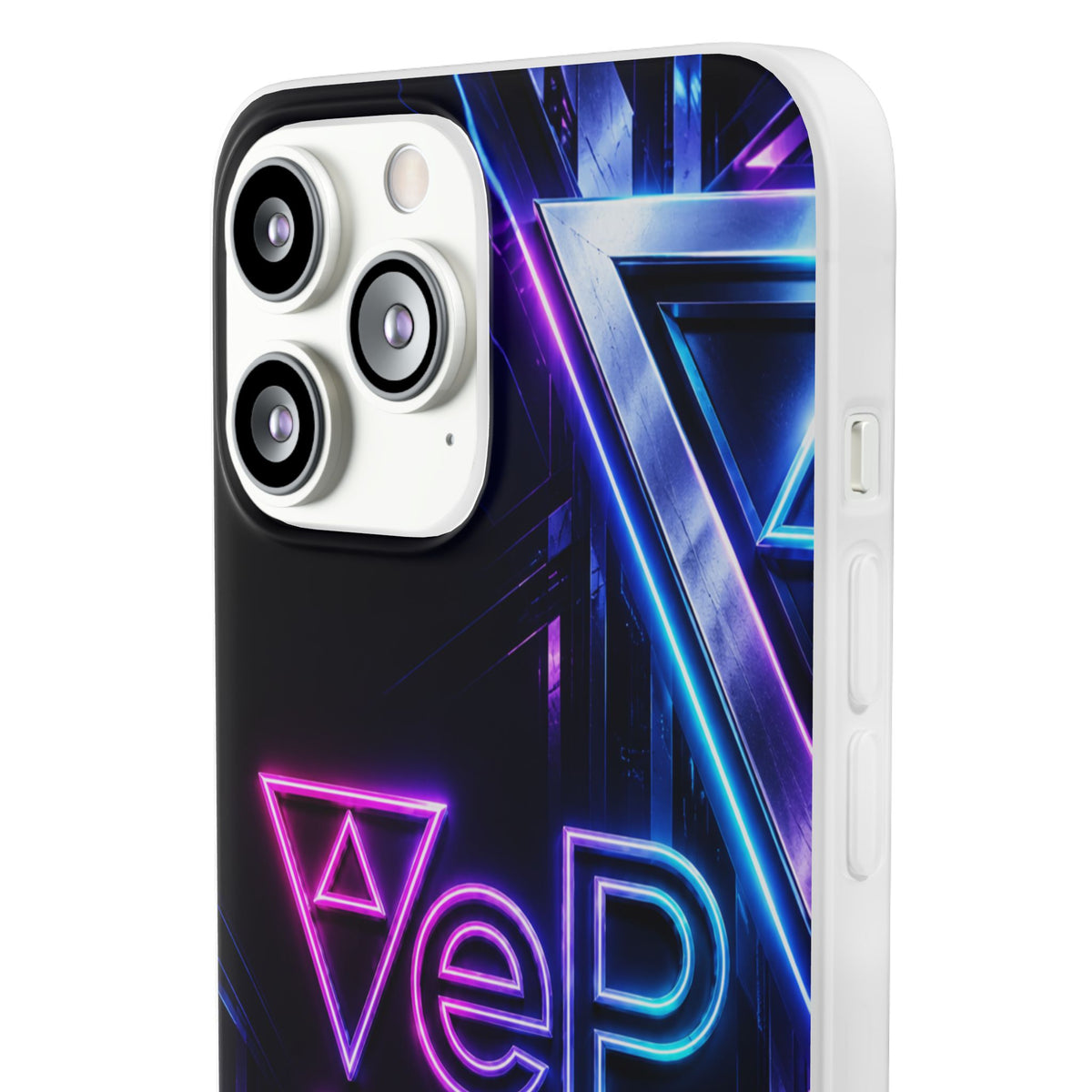 Neon Retro Studio Phone Case – 80s Vaporwave Flexi Case