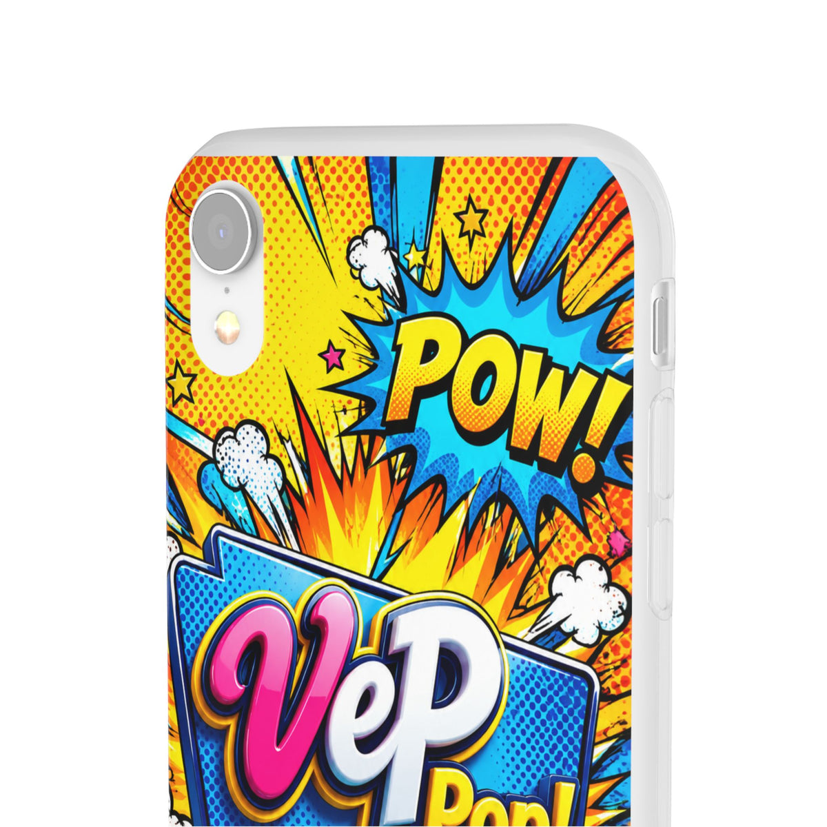 Comic Pop Phone Case — 'VeP Pop! Kaboom' Retro Superhero iPhone Cover