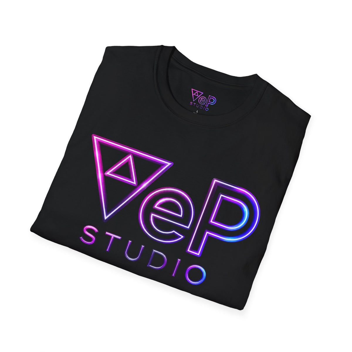 VeP Studio Retro Neon Logo T-Shirt