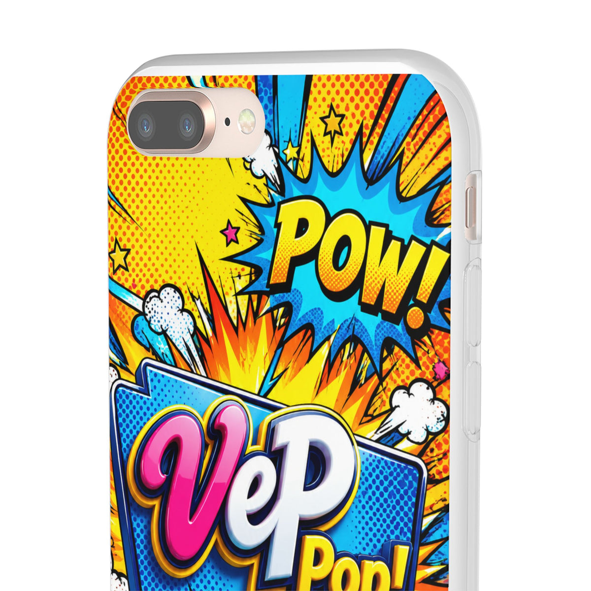 Comic Pop Phone Case — 'VeP Pop! Kaboom' Retro Superhero iPhone Cover