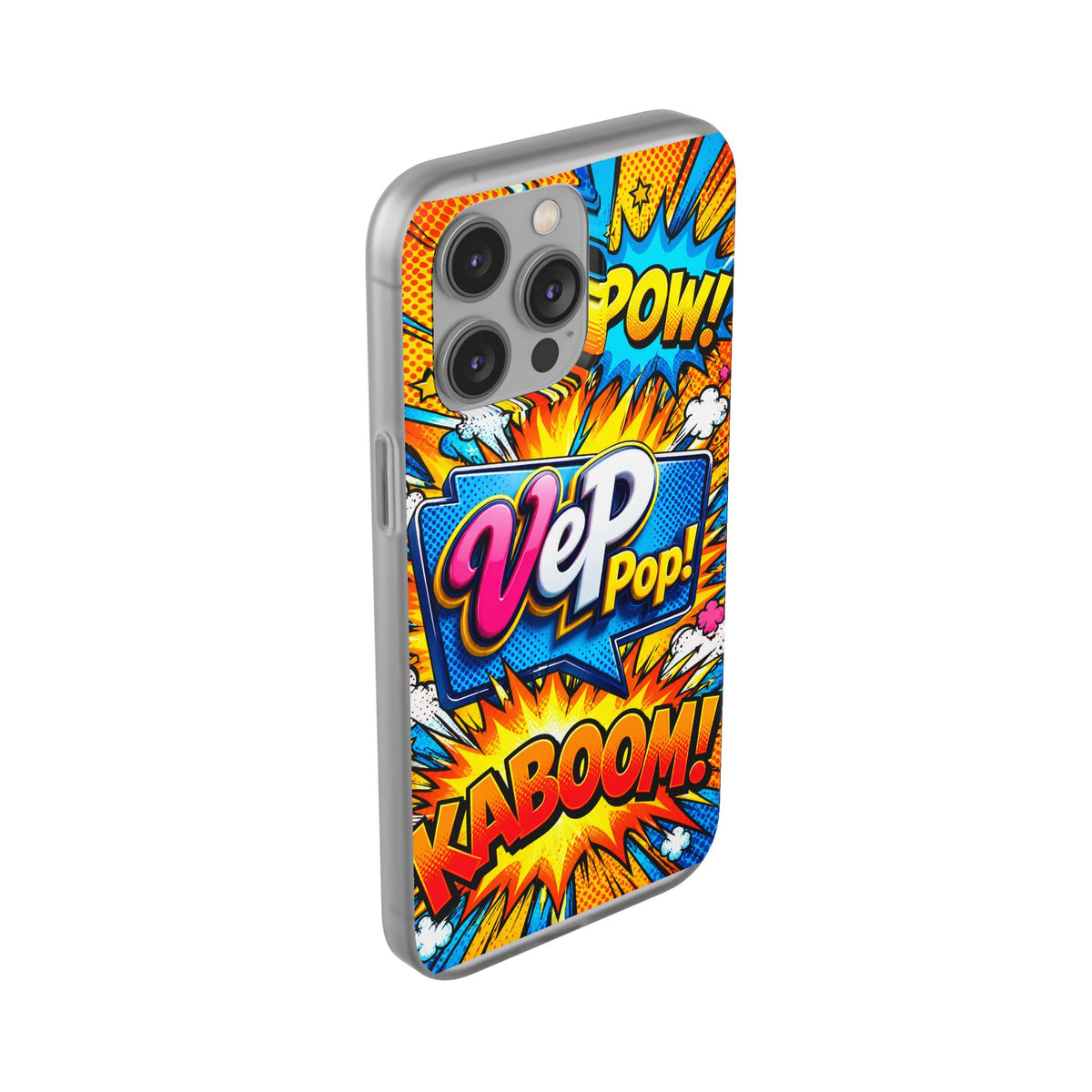 Comic Pop Phone Case — 'VeP Pop! Kaboom' Retro Superhero iPhone Cover