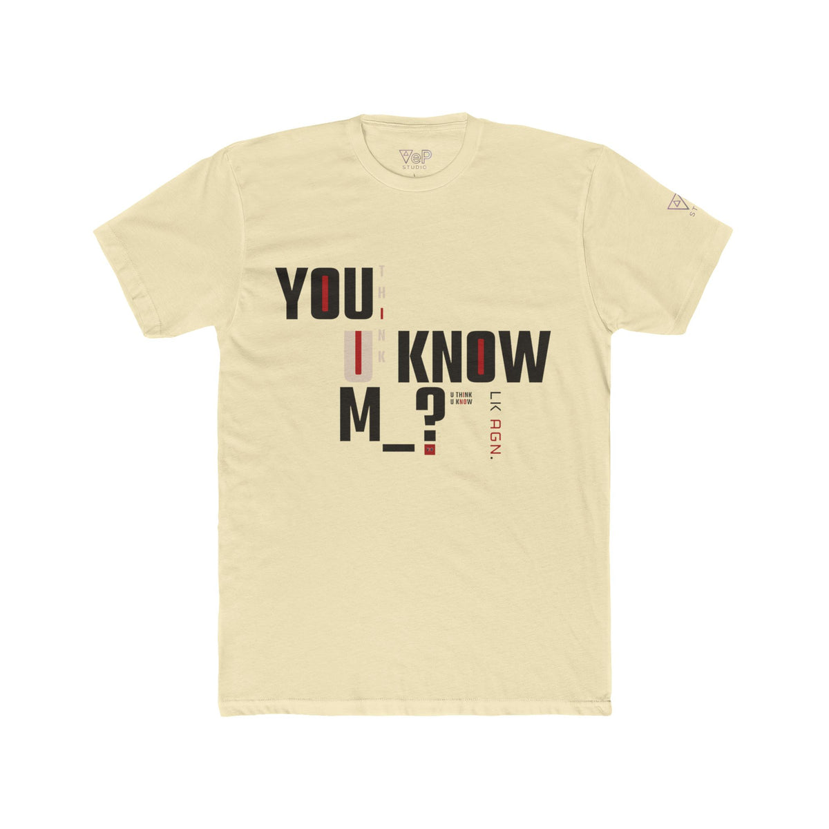 You Think You Know Me? Graphic Tee — Minimalist Typographic Statement T-Shirt