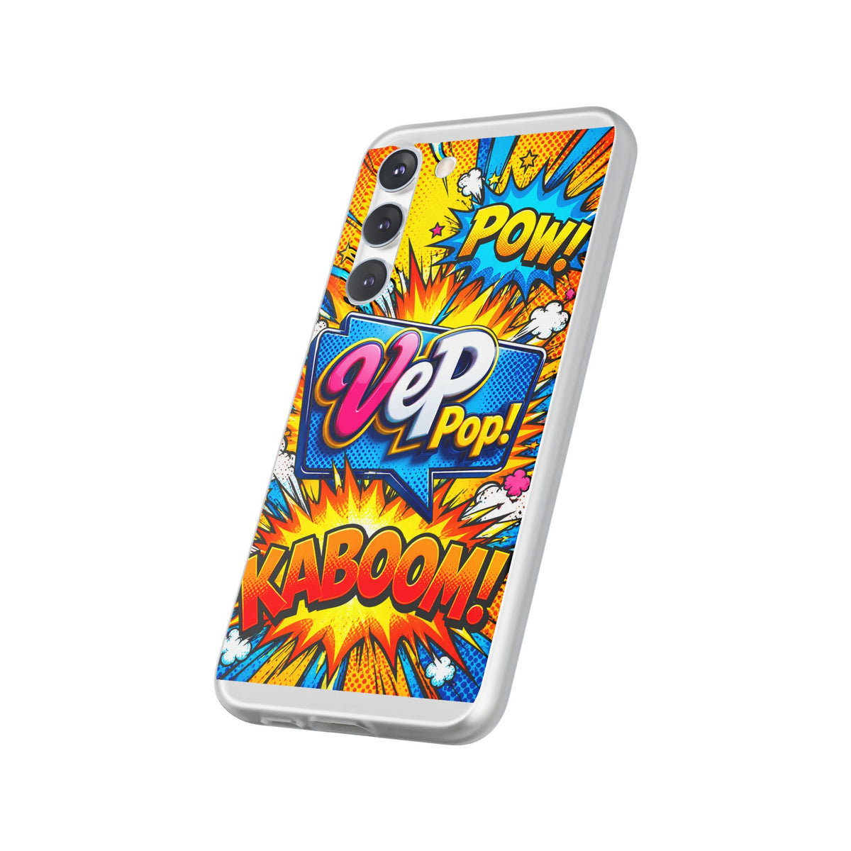 Comic Pop Phone Case — 'VeP Pop! Kaboom' Retro Superhero iPhone Cover