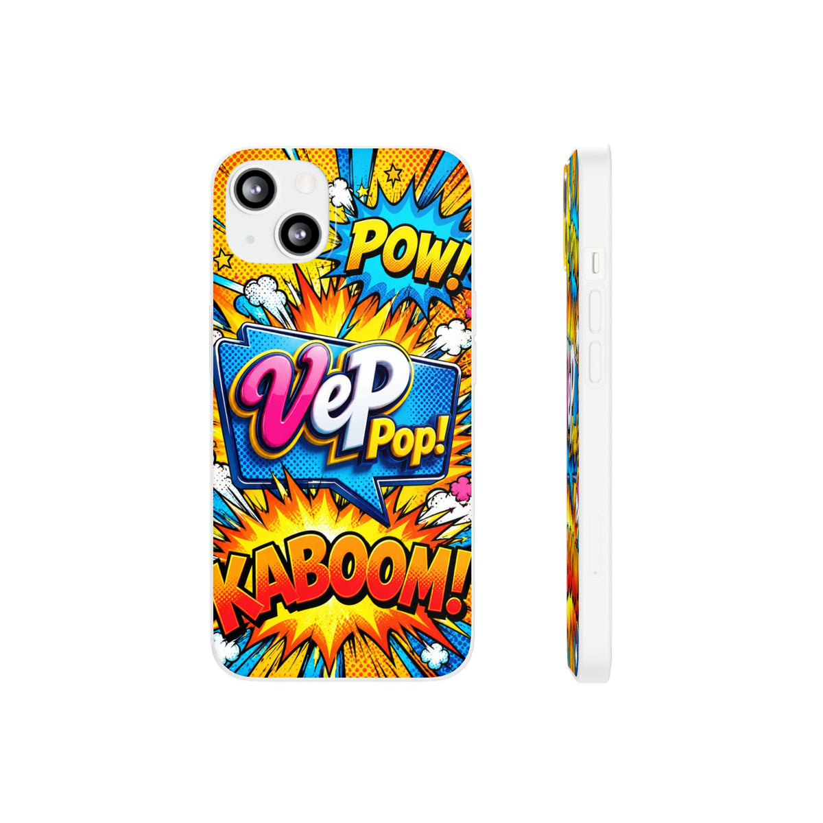 Comic Pop Phone Case — 'VeP Pop! Kaboom' Retro Superhero iPhone Cover
