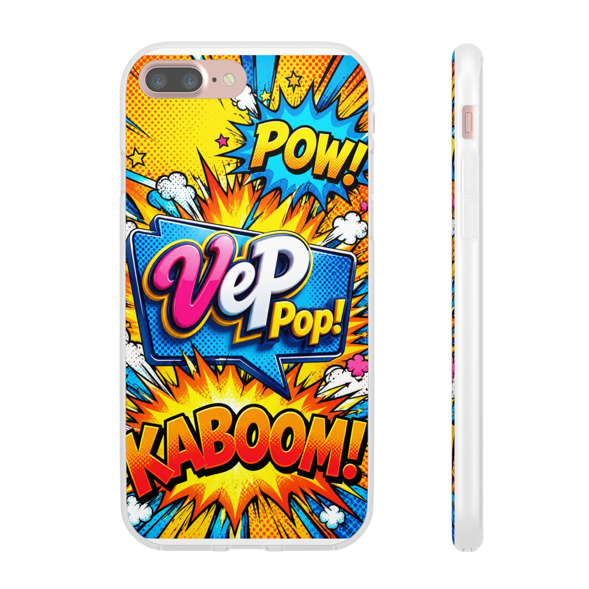 Comic Pop Phone Case — 'VeP Pop! Kaboom' Retro Superhero iPhone Cover
