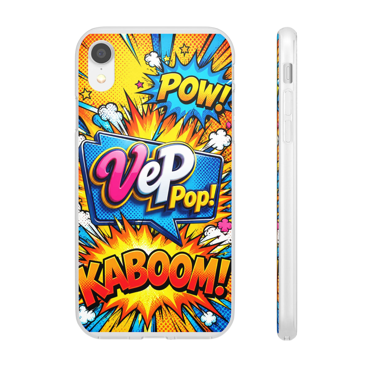 Comic Pop Phone Case — 'VeP Pop! Kaboom' Retro Superhero iPhone Cover