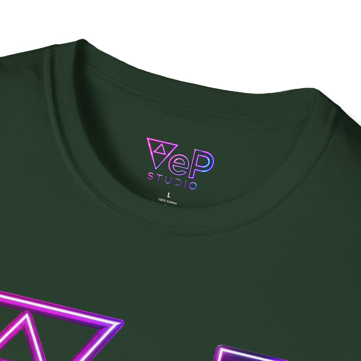 VeP Studio Retro Neon Logo T-Shirt