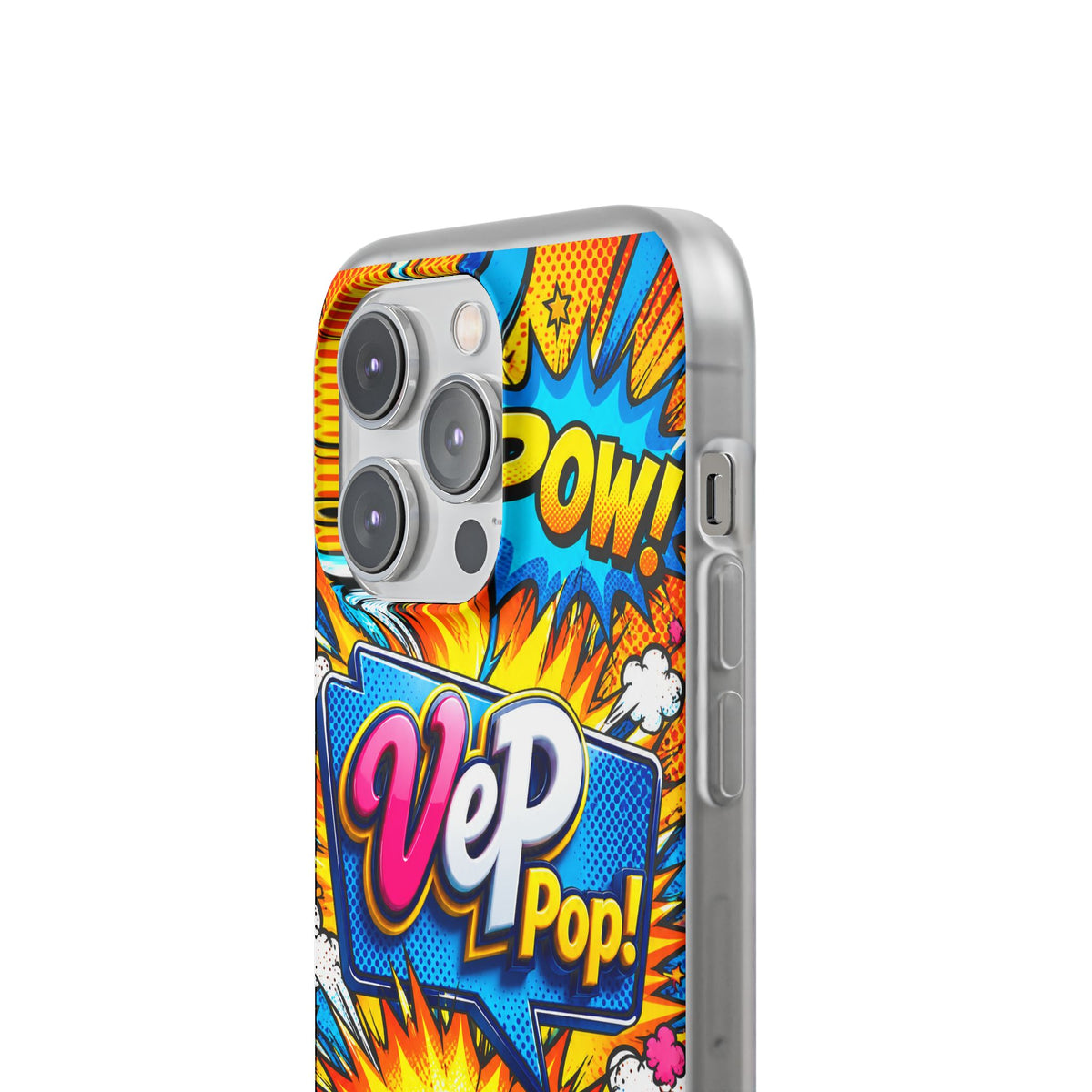 Comic Pop Phone Case — 'VeP Pop! Kaboom' Retro Superhero iPhone Cover