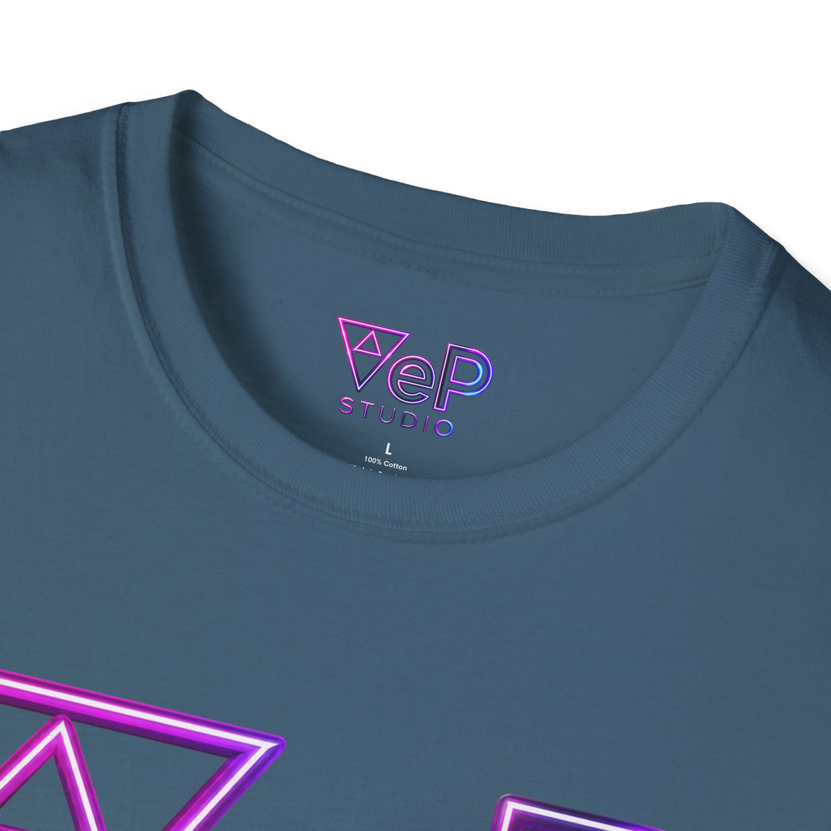 VeP Studio Retro Neon Logo T-Shirt