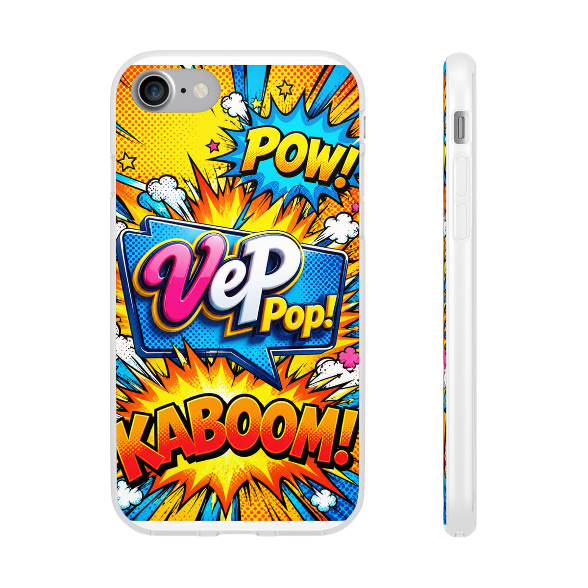 Comic Pop Phone Case — 'VeP Pop! Kaboom' Retro Superhero iPhone Cover