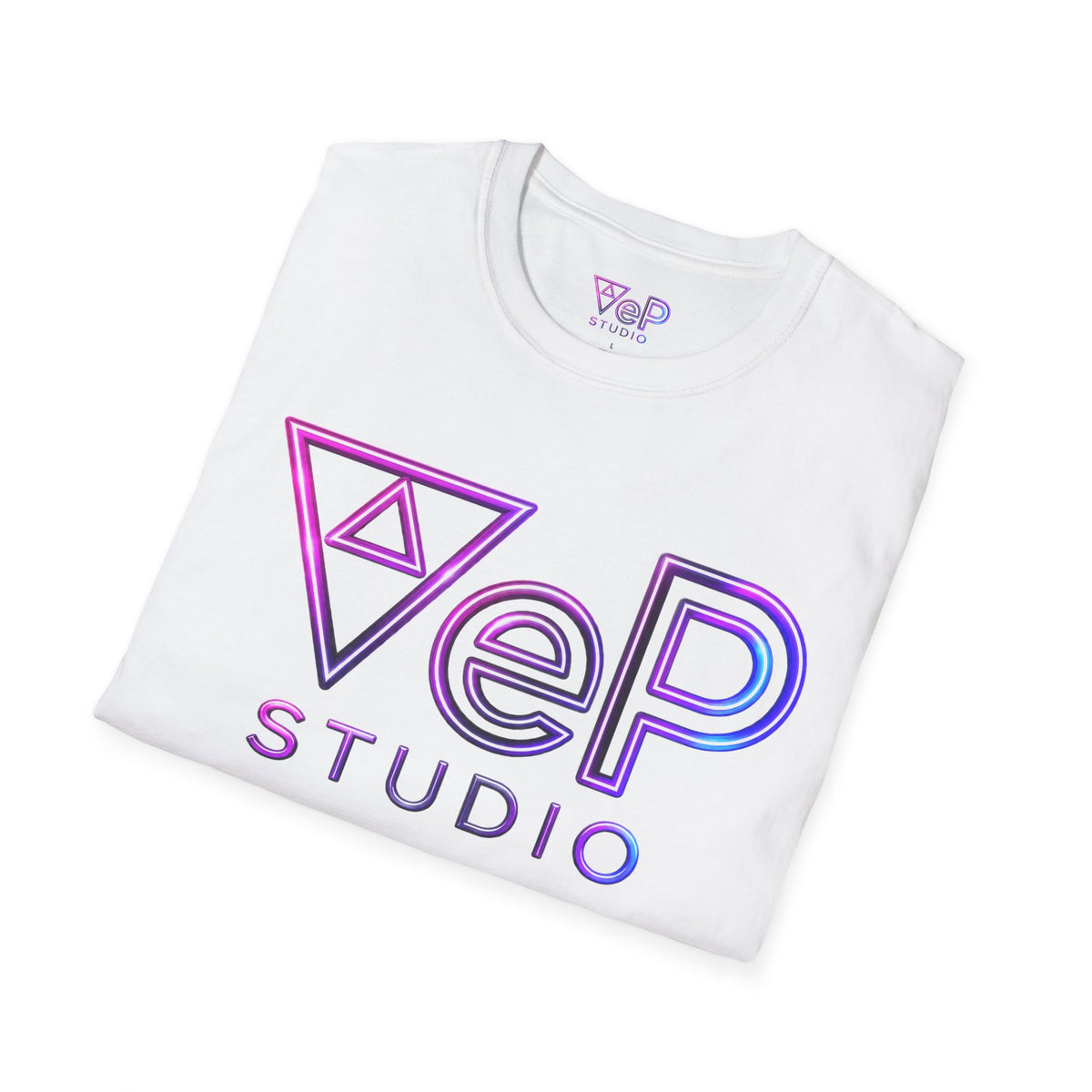 VeP Studio Retro Neon Logo T-Shirt