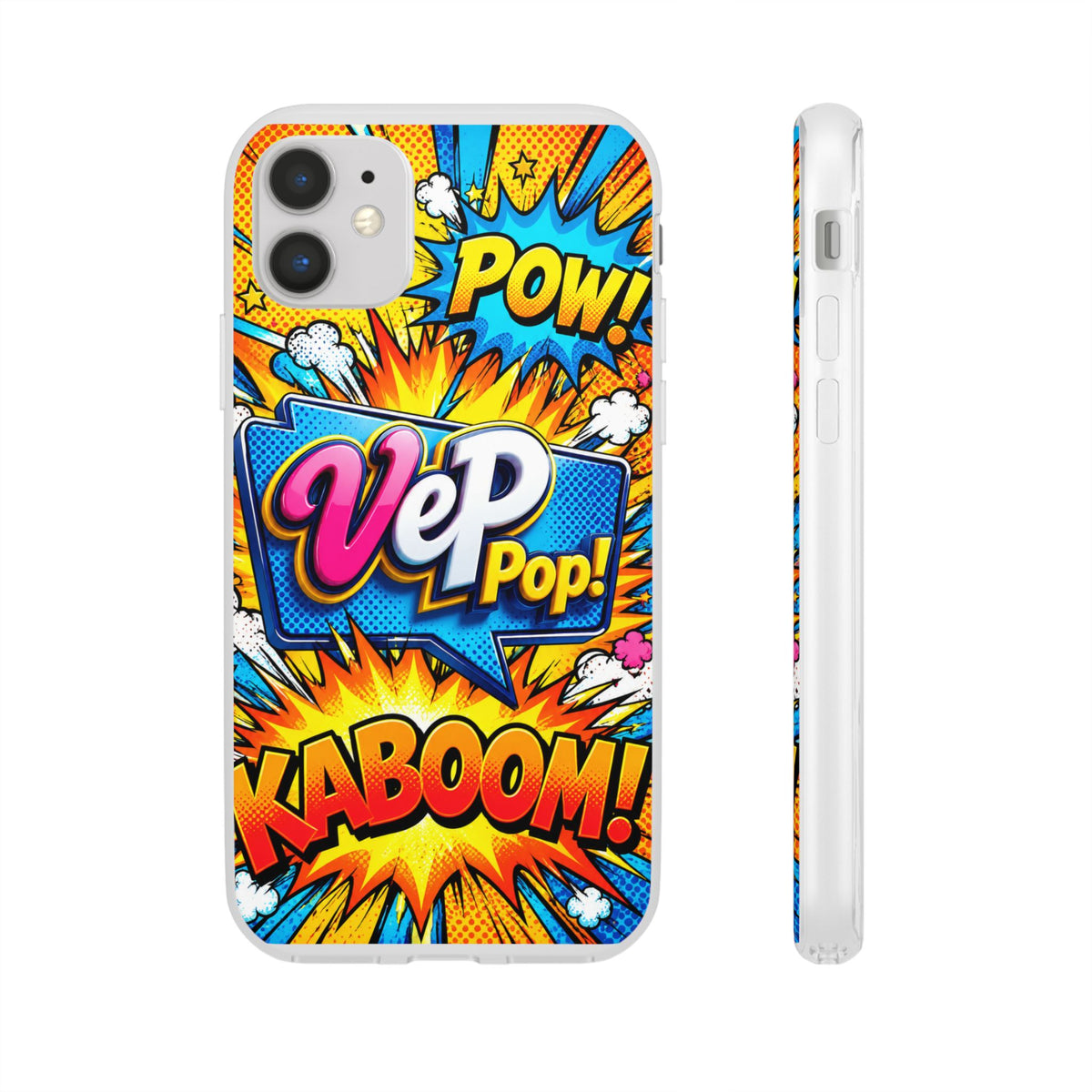 Comic Pop Phone Case — 'VeP Pop! Kaboom' Retro Superhero iPhone Cover