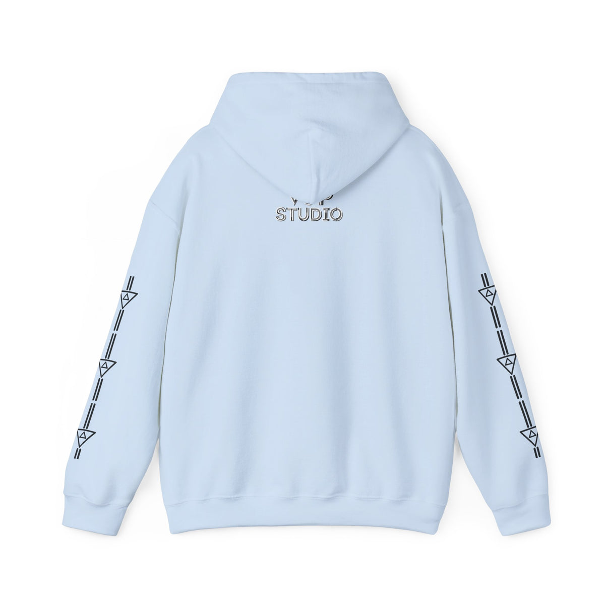 Think Again Cube Hoodie — Minimal Geometric Graphic Sweatshirt