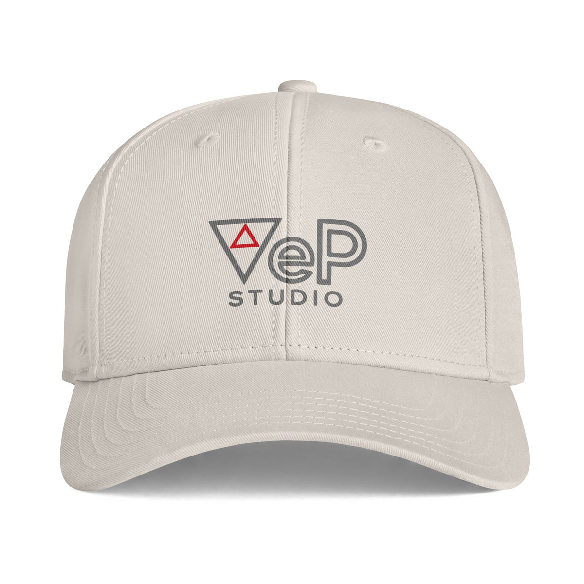 VeP Studio Logo Cap — Minimal Embroidered Streetwear Baseball Cap