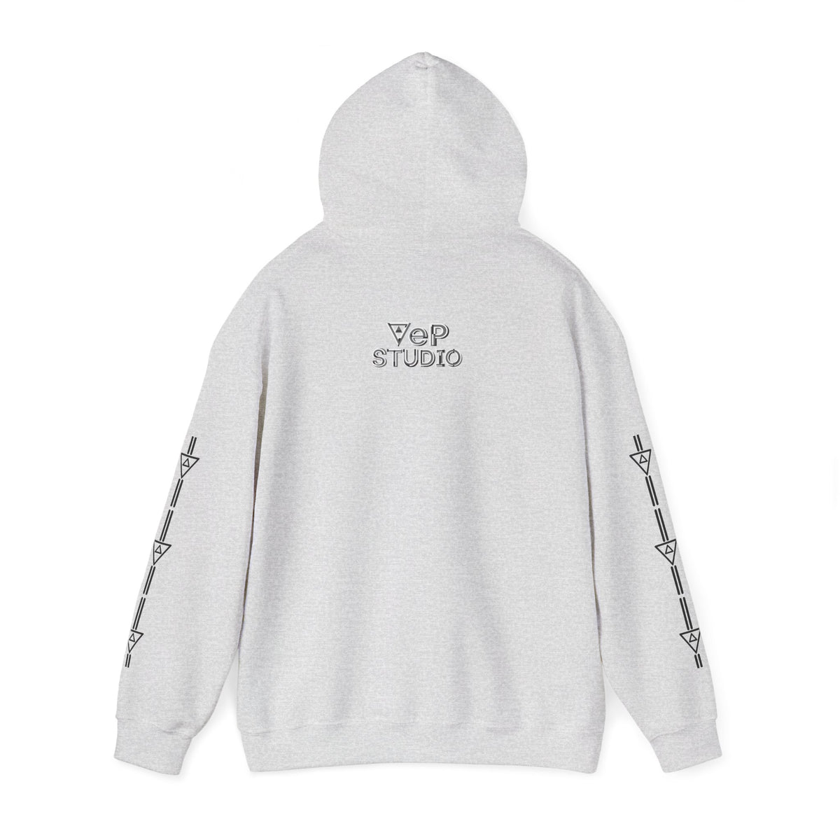 Think Again Cube Hoodie — Minimal Geometric Graphic Sweatshirt
