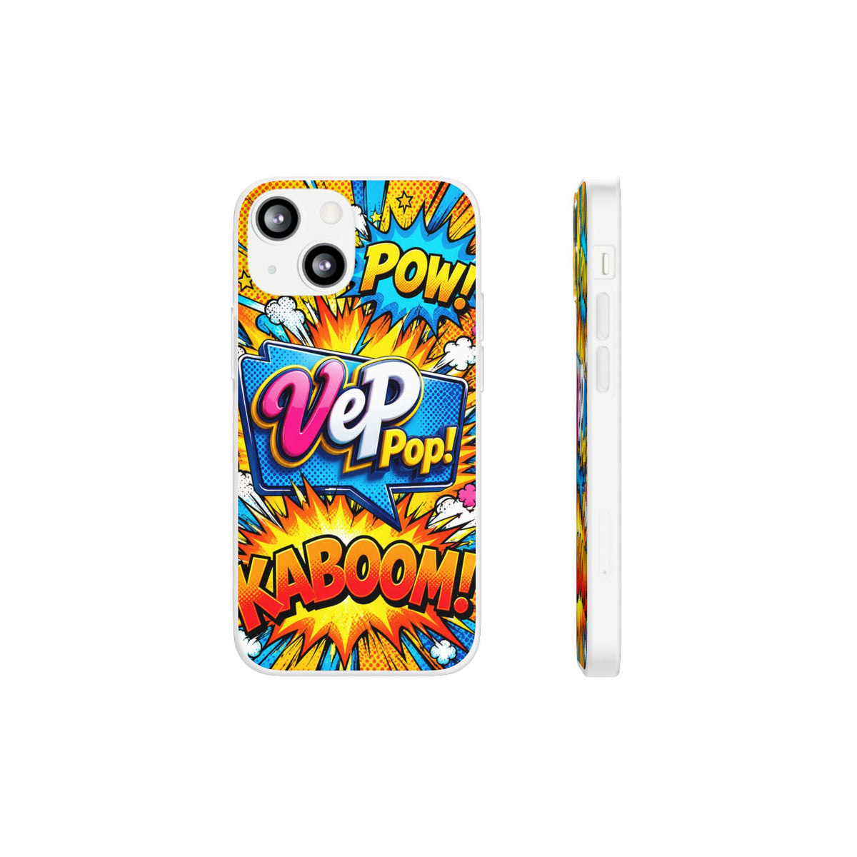 Comic Pop Phone Case — 'VeP Pop! Kaboom' Retro Superhero iPhone Cover
