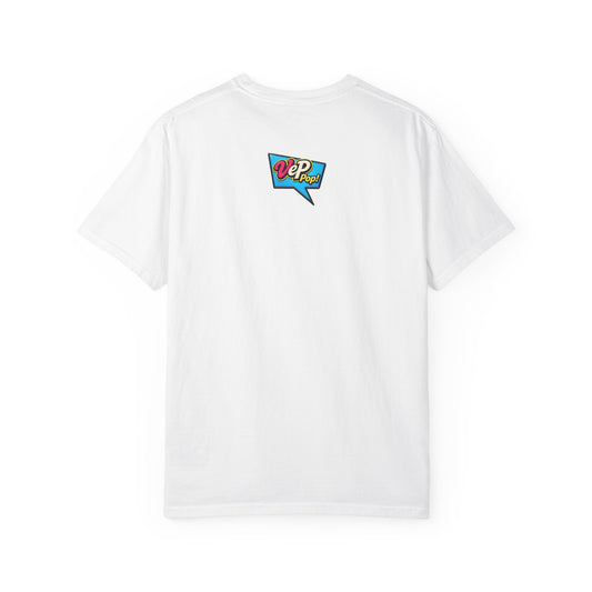 Pop Art Couple Graphic T-Shirt — 'VeP Pop! How's Your Day Going? Crash! Bang!'