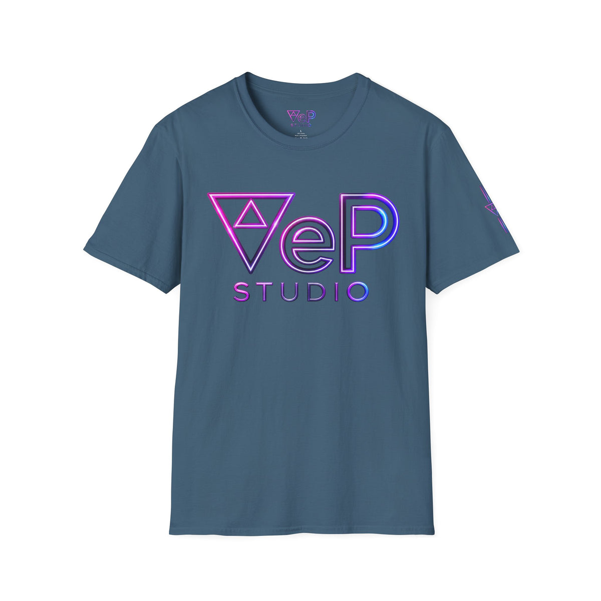 VeP Studio Retro Neon Logo T-Shirt