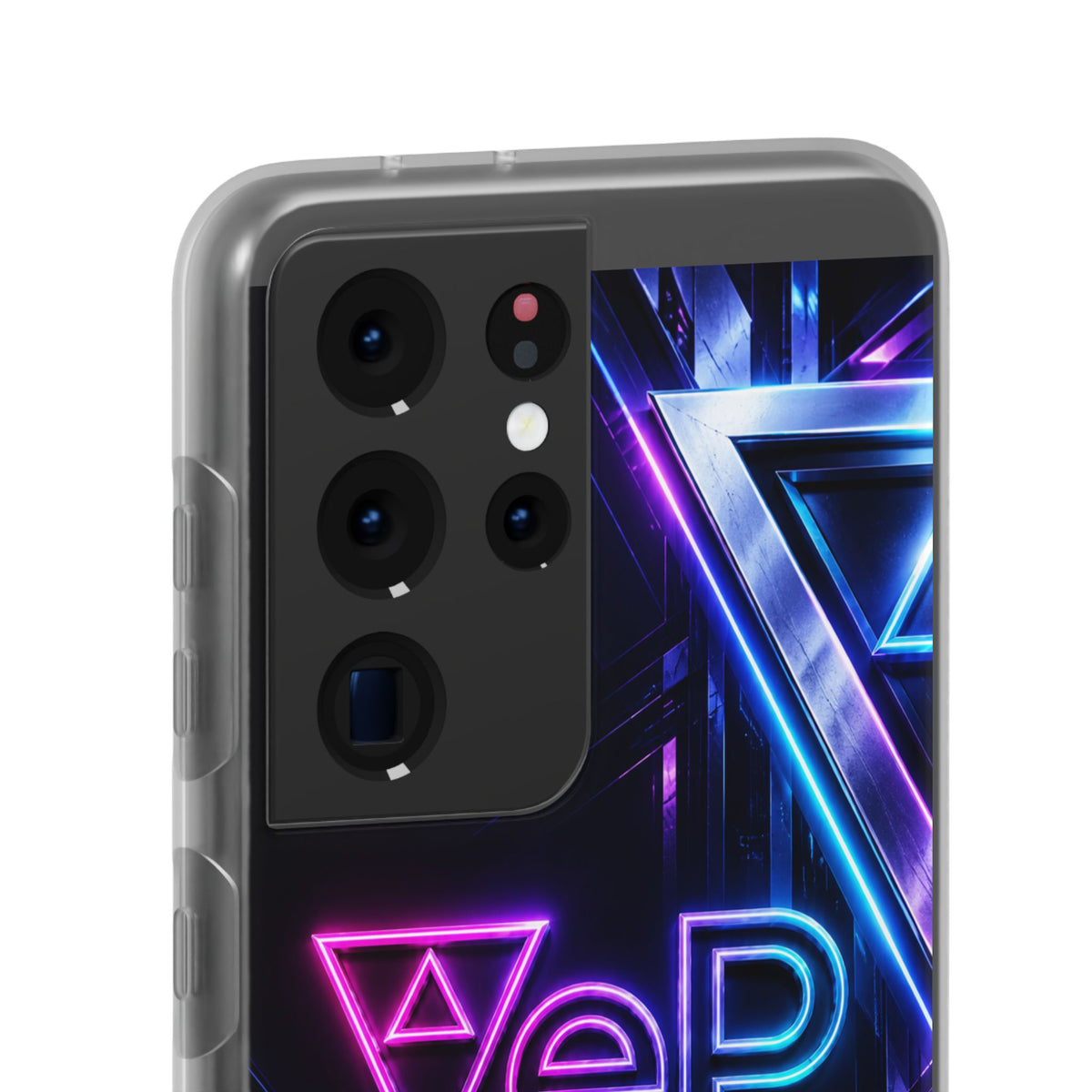 Neon Retro Studio Phone Case – 80s Vaporwave Flexi Case