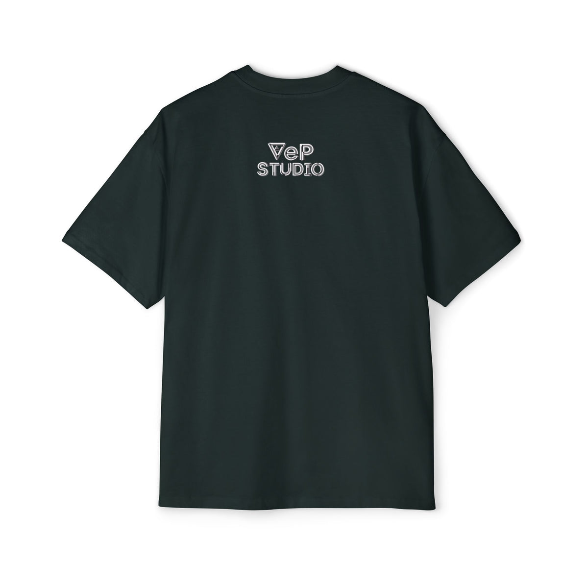 Think Again Cube Graphic Tee — Men's Oversized Cotton T-Shirt