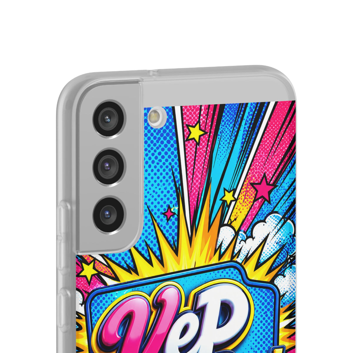 Pop Art Comic Phone Case — "VeP Pop!" Graphic Shockwave Design