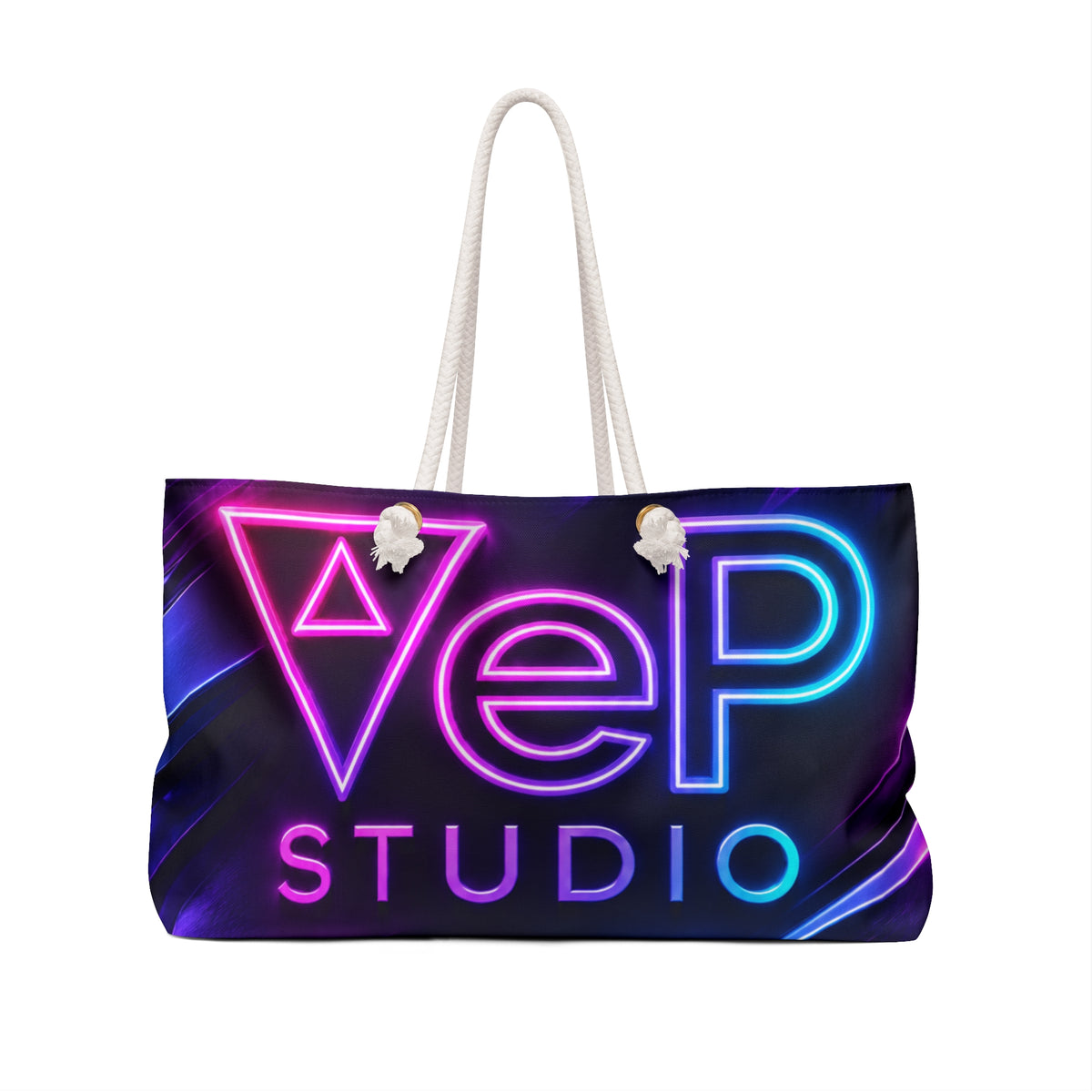 Weekender Bag - VeP Studio Neon Logo Travel Tote