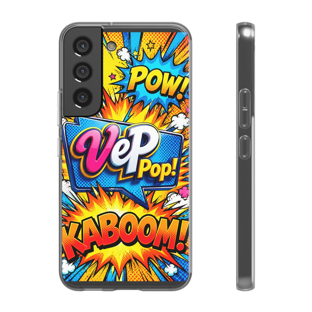 Comic Pop Phone Case — 'VeP Pop! Kaboom' Retro Superhero iPhone Cover