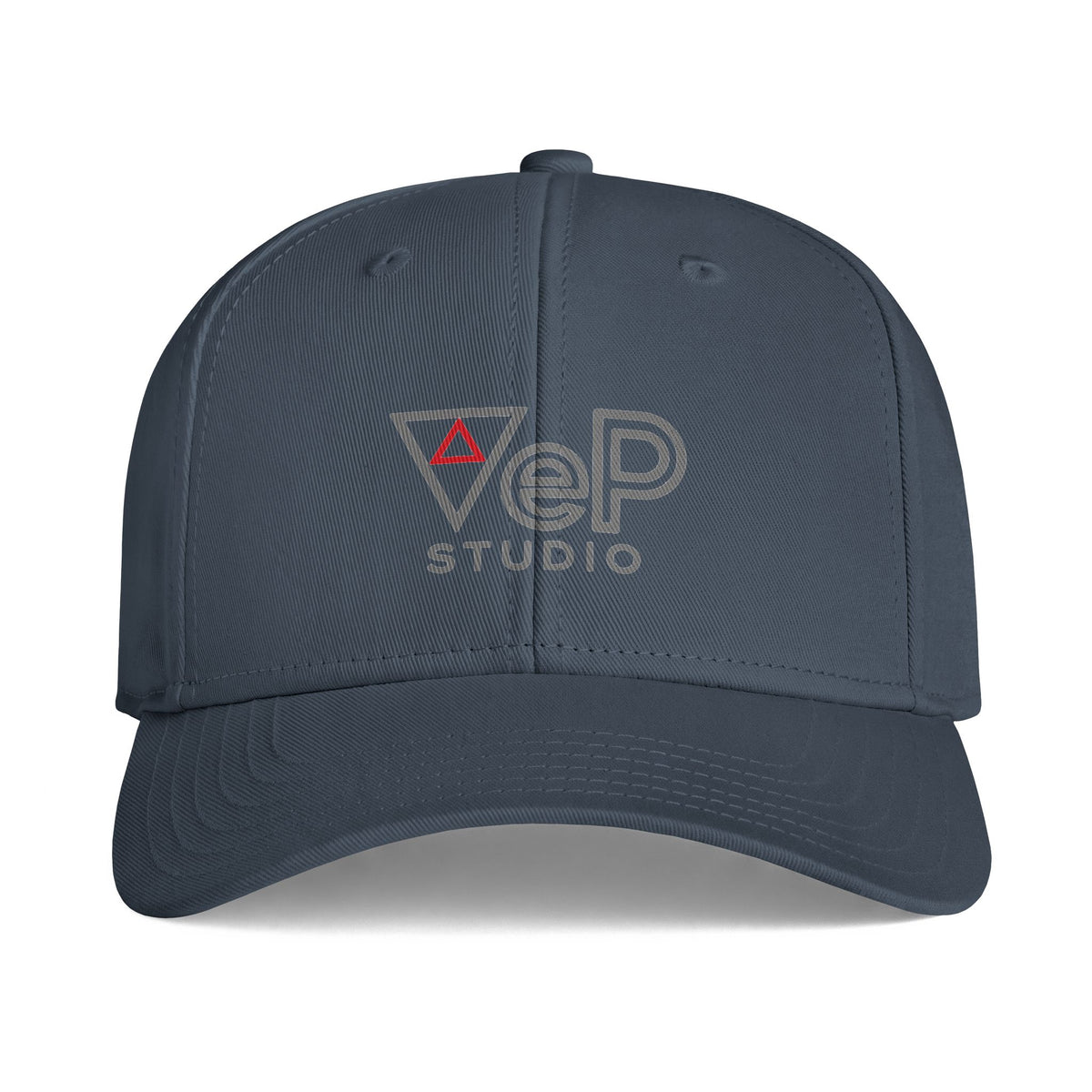 VeP Studio Logo Cap — Minimal Embroidered Streetwear Baseball Cap