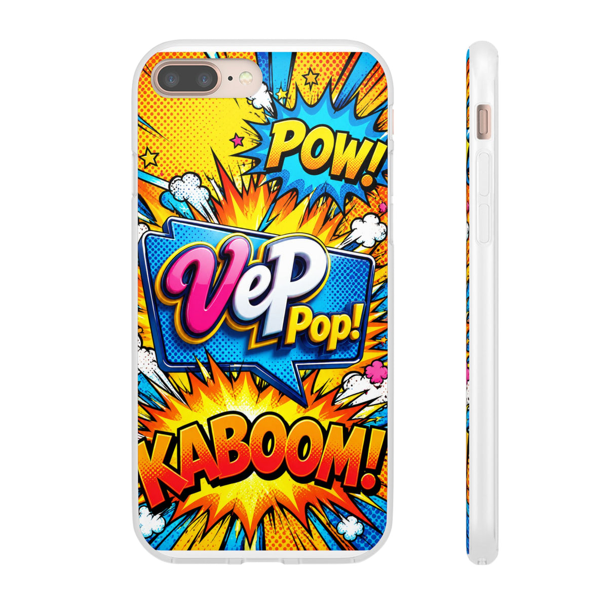 Comic Pop Phone Case — 'VeP Pop! Kaboom' Retro Superhero iPhone Cover