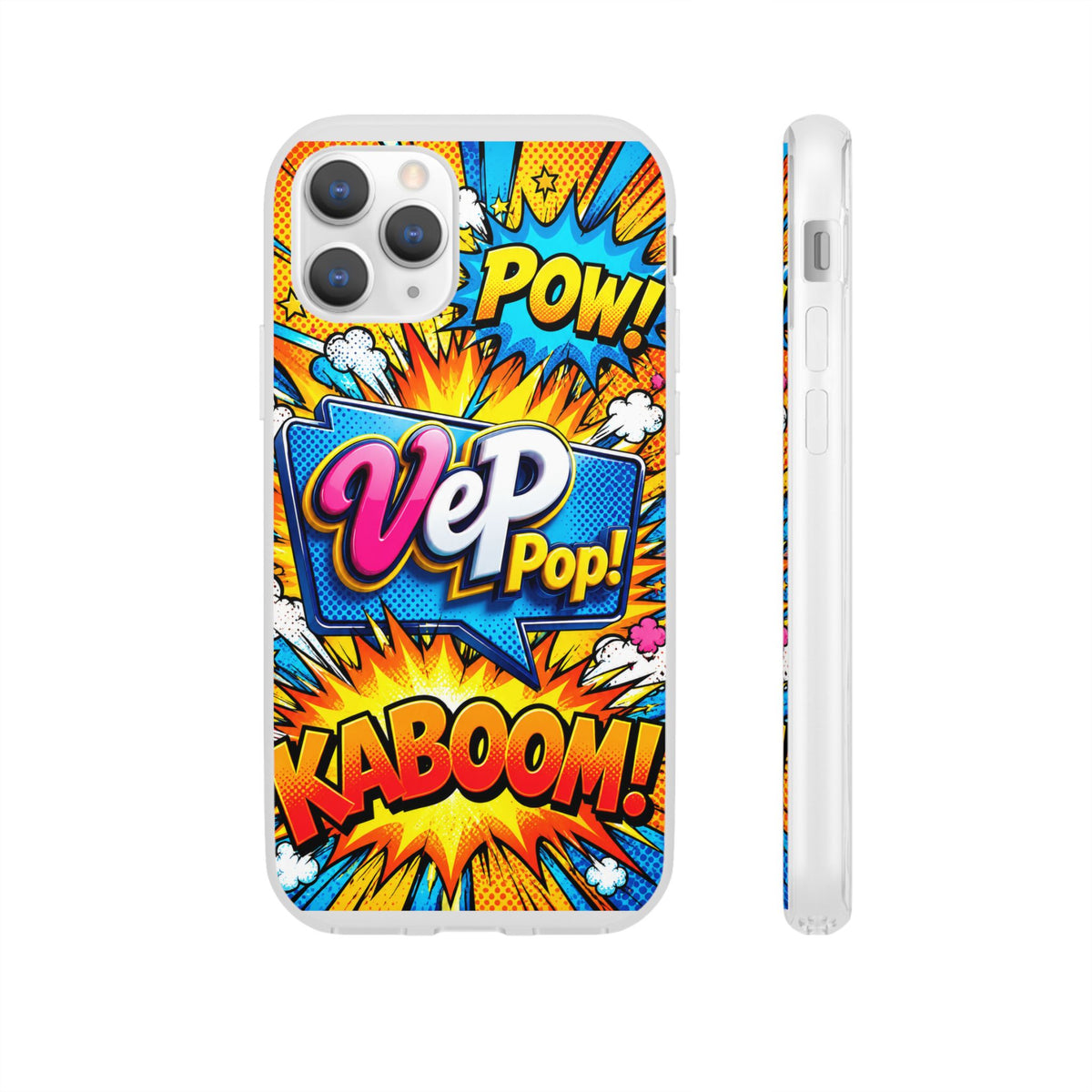 Comic Pop Phone Case — 'VeP Pop! Kaboom' Retro Superhero iPhone Cover