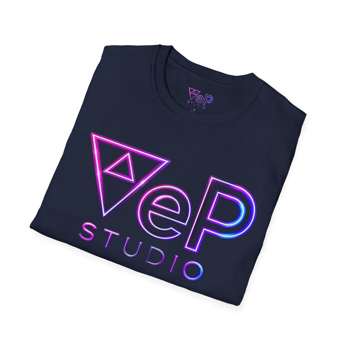 VeP Studio Retro Neon Logo T-Shirt