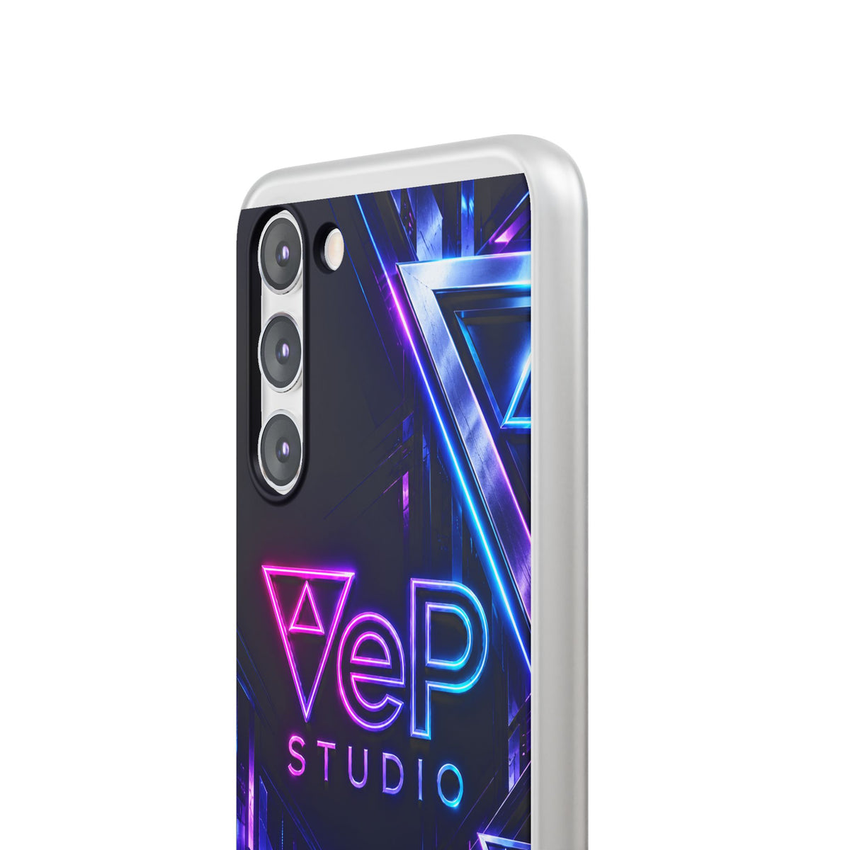 Neon Retro Studio Phone Case – 80s Vaporwave Flexi Case