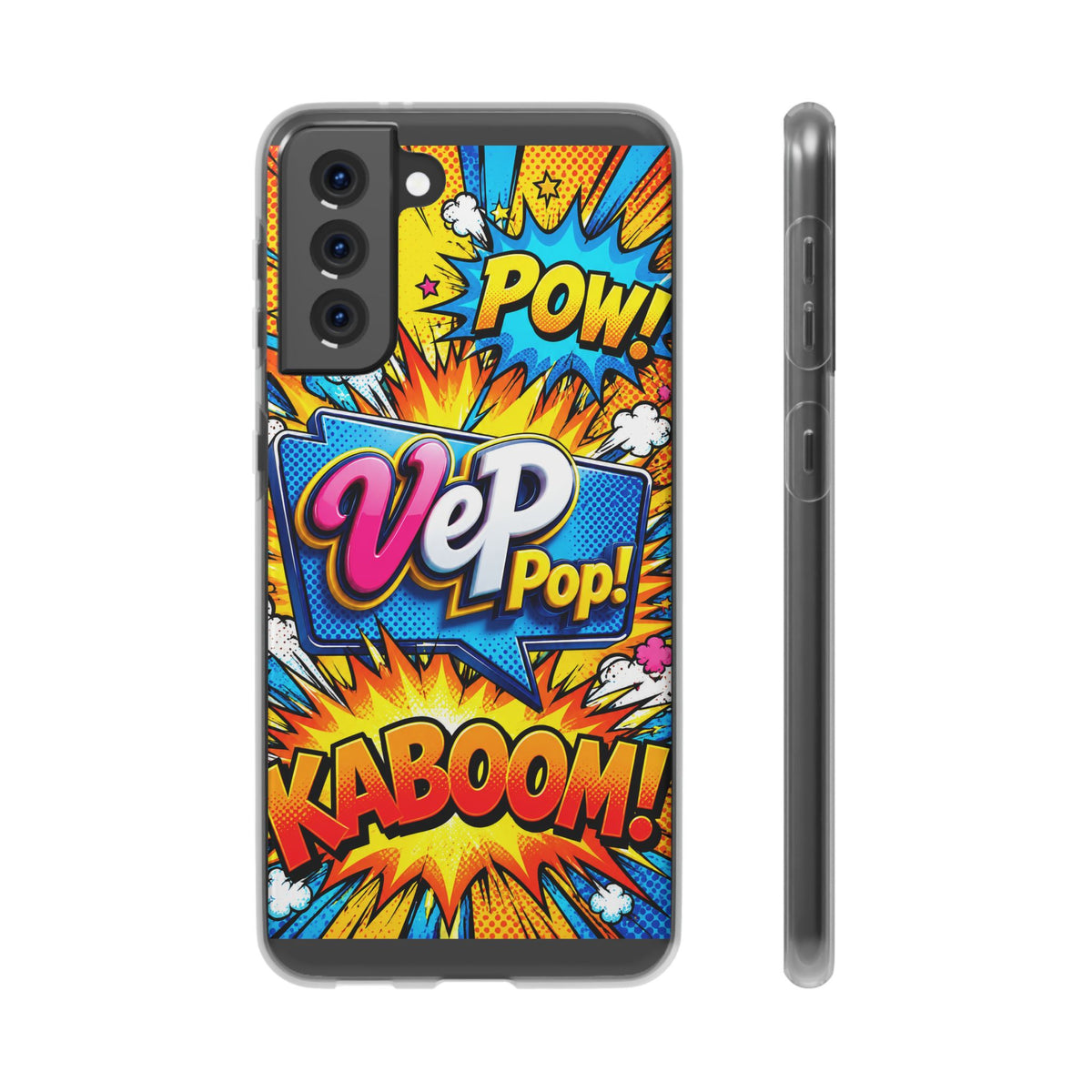 Comic Pop Phone Case — 'VeP Pop! Kaboom' Retro Superhero iPhone Cover