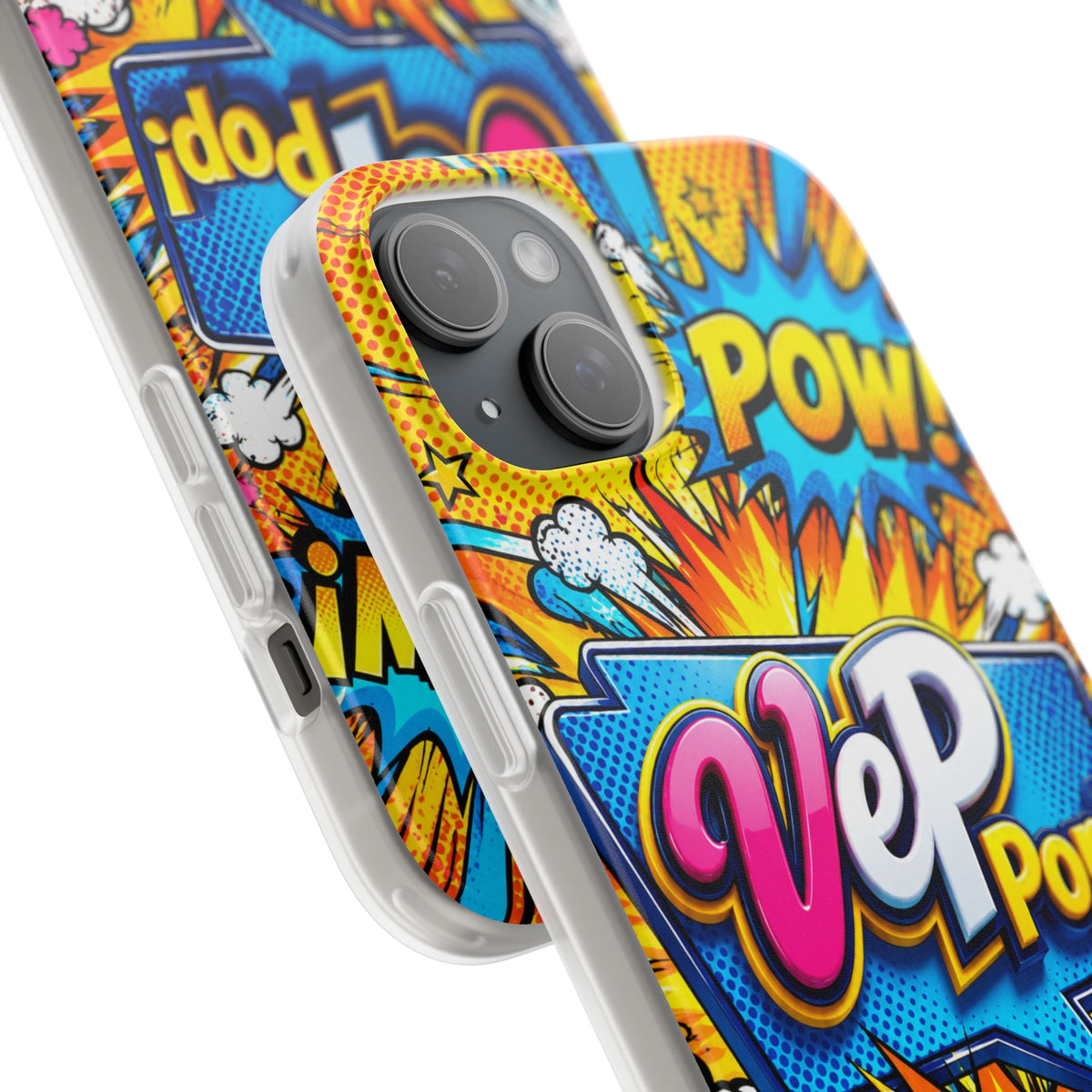 Comic Pop Phone Case — 'VeP Pop! Kaboom' Retro Superhero iPhone Cover