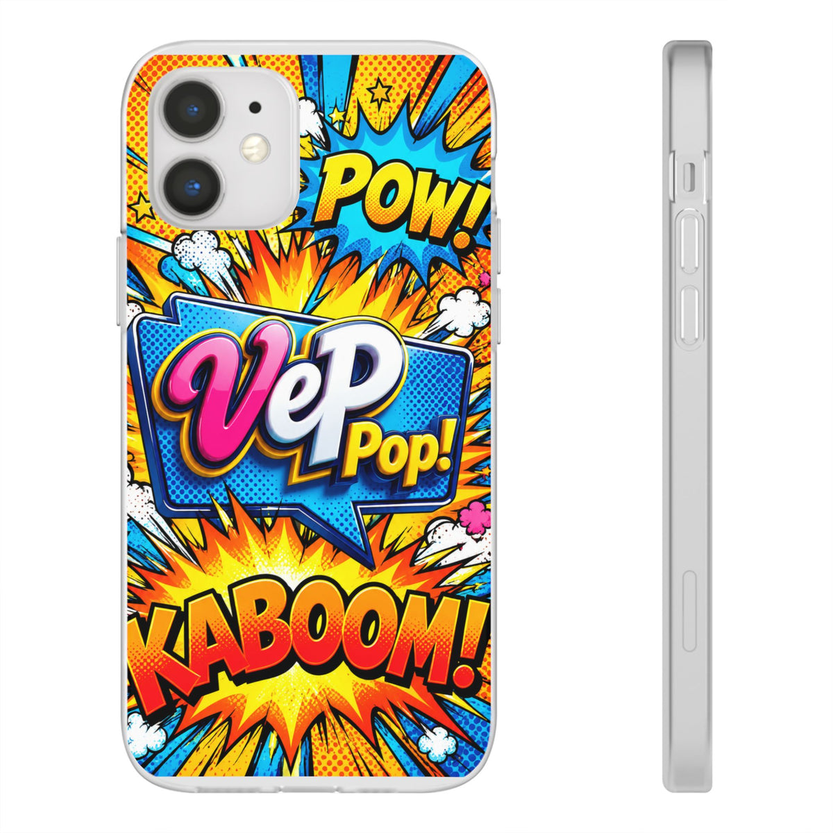 Comic Pop Phone Case — 'VeP Pop! Kaboom' Retro Superhero iPhone Cover
