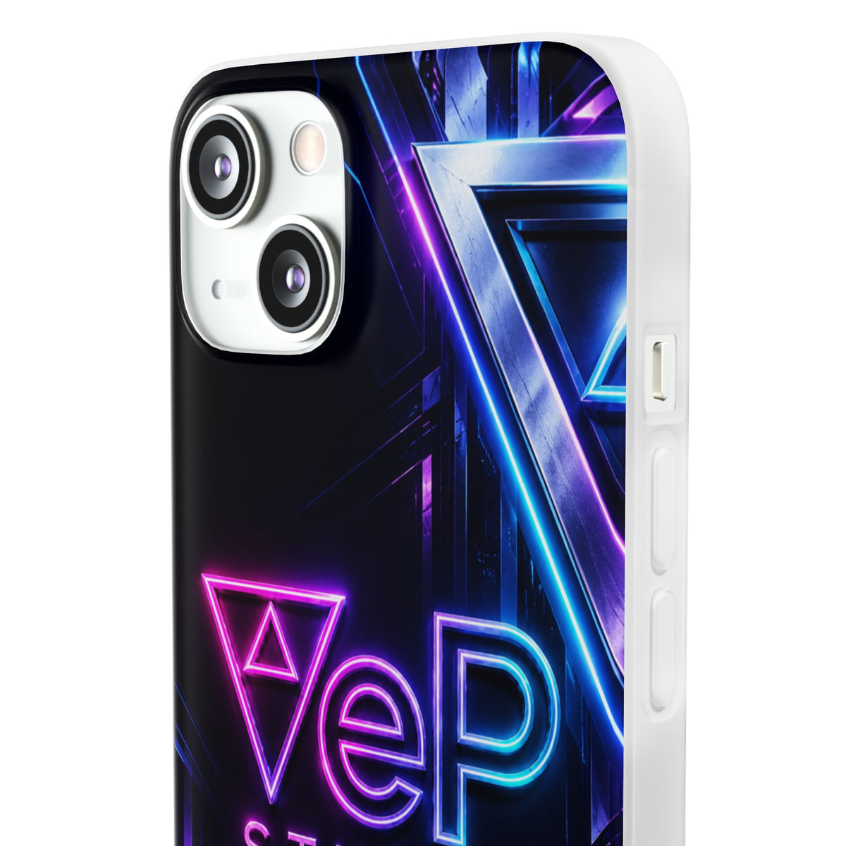 Neon Retro Studio Phone Case – 80s Vaporwave Flexi Case