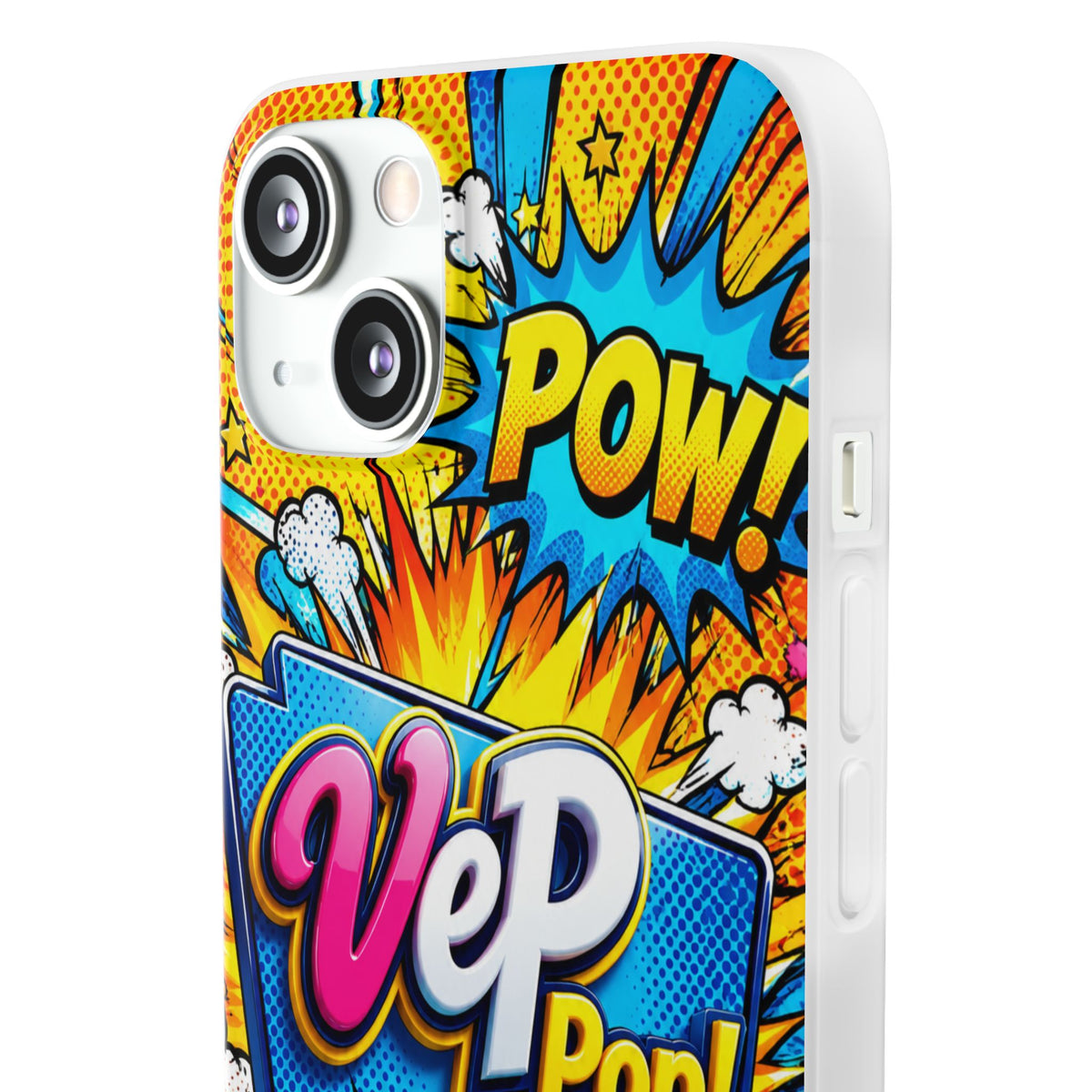 Comic Pop Phone Case — 'VeP Pop! Kaboom' Retro Superhero iPhone Cover