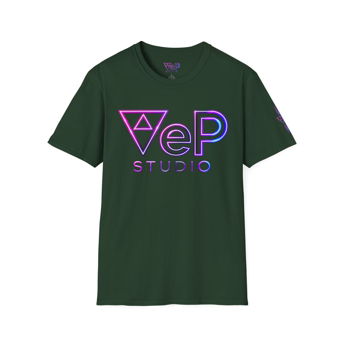 VeP Studio Retro Neon Logo T-Shirt