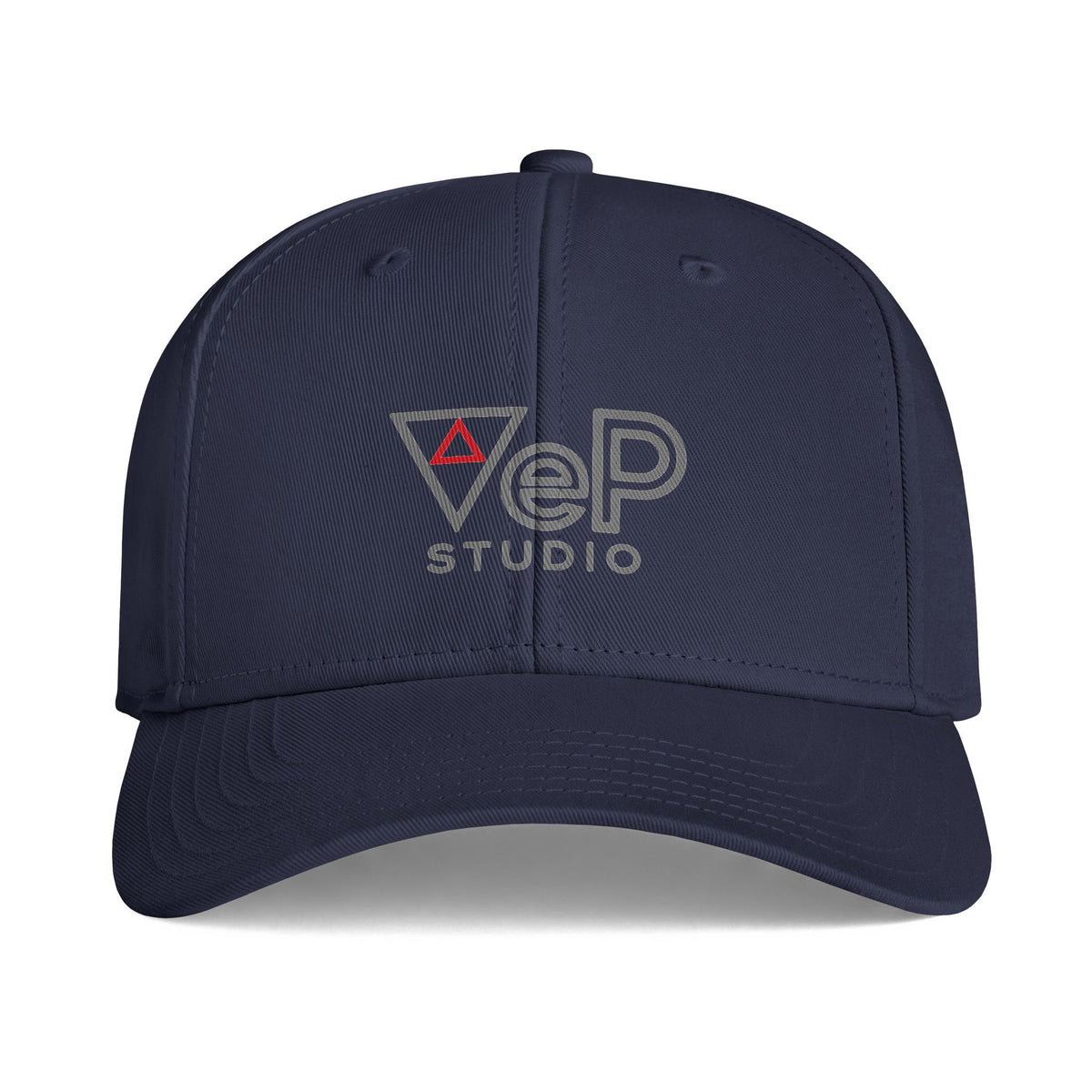 VeP Studio Logo Cap — Minimal Embroidered Streetwear Baseball Cap