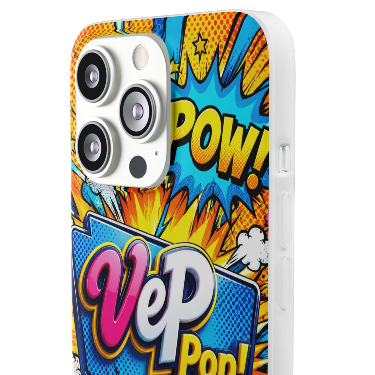 Comic Pop Phone Case — 'VeP Pop! Kaboom' Retro Superhero iPhone Cover