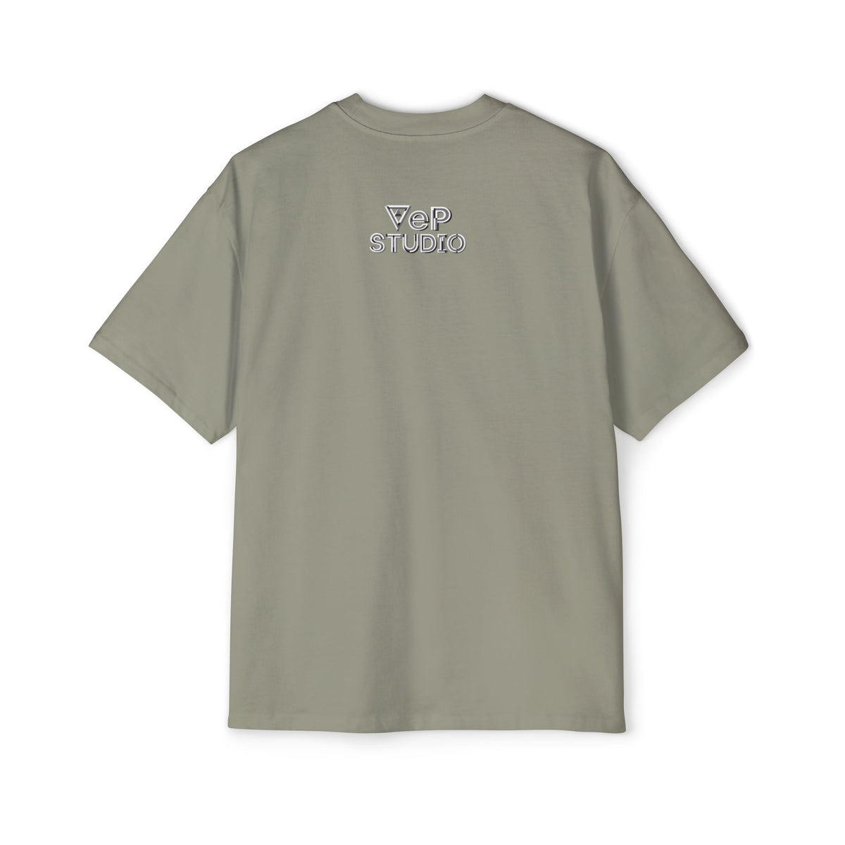 Think Again Cube Graphic Tee — Men's Oversized Cotton T-Shirt